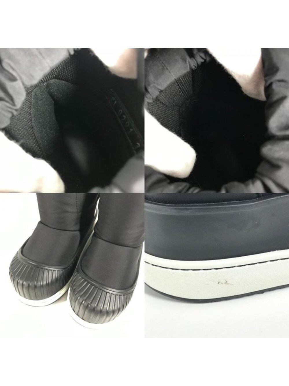Louis Vuitton Boots Logo Snow Short 36 Black - Picture 9 of 9